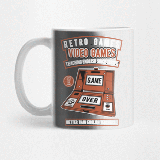 Video Games,Retro Games,Old Scool Gamer, Mug